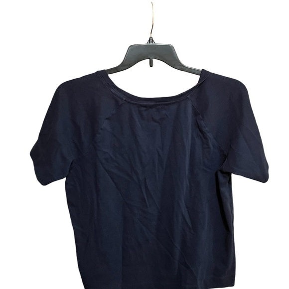 Plus Sz Jones New York Sport Navy Shirt Woman Size 3x. Buttons on shoulder - Picture 4 of 4